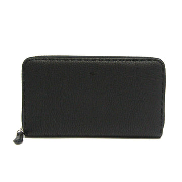 FENDI Selleria 7M0198 NDU 169 7032 Men's Leather Long Wallet [bi-fold] Black