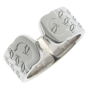 CARTIER C2 2000 Xmas Limited B40410 K18 White Gold No. 12 Women's Ring