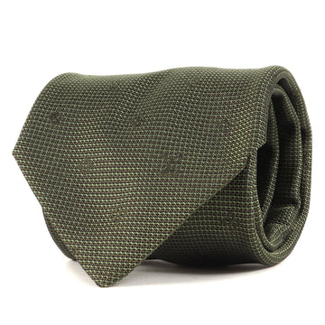 LOUIS VUITTON Necktie Monogram Silk Green Made in Italy Brand Men's