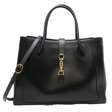 GUCCI Jackie 1961 Women's Handbag 649015 Leather Black