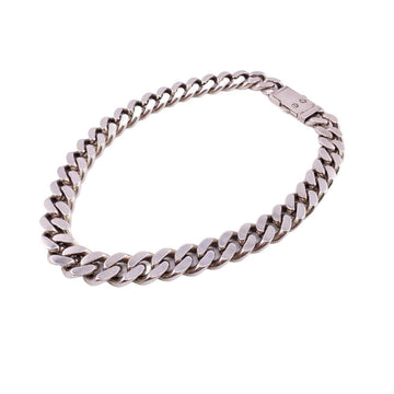 YVES SAINT LAURENT SAINT LAURENT Saint Laurent Metal Curb Chain Necklace Silver Men's