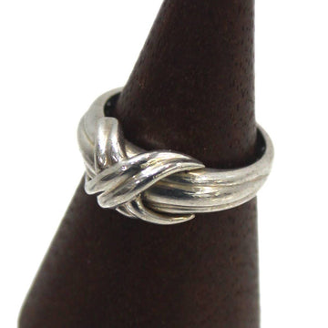 TIFFANY&Co.  Signature Cross Ring Silver SV925 No. 12.5 3.9g