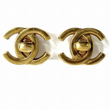 CHANEL Coco Mark Turnlock 96A Brand Accessories Earrings Ladies