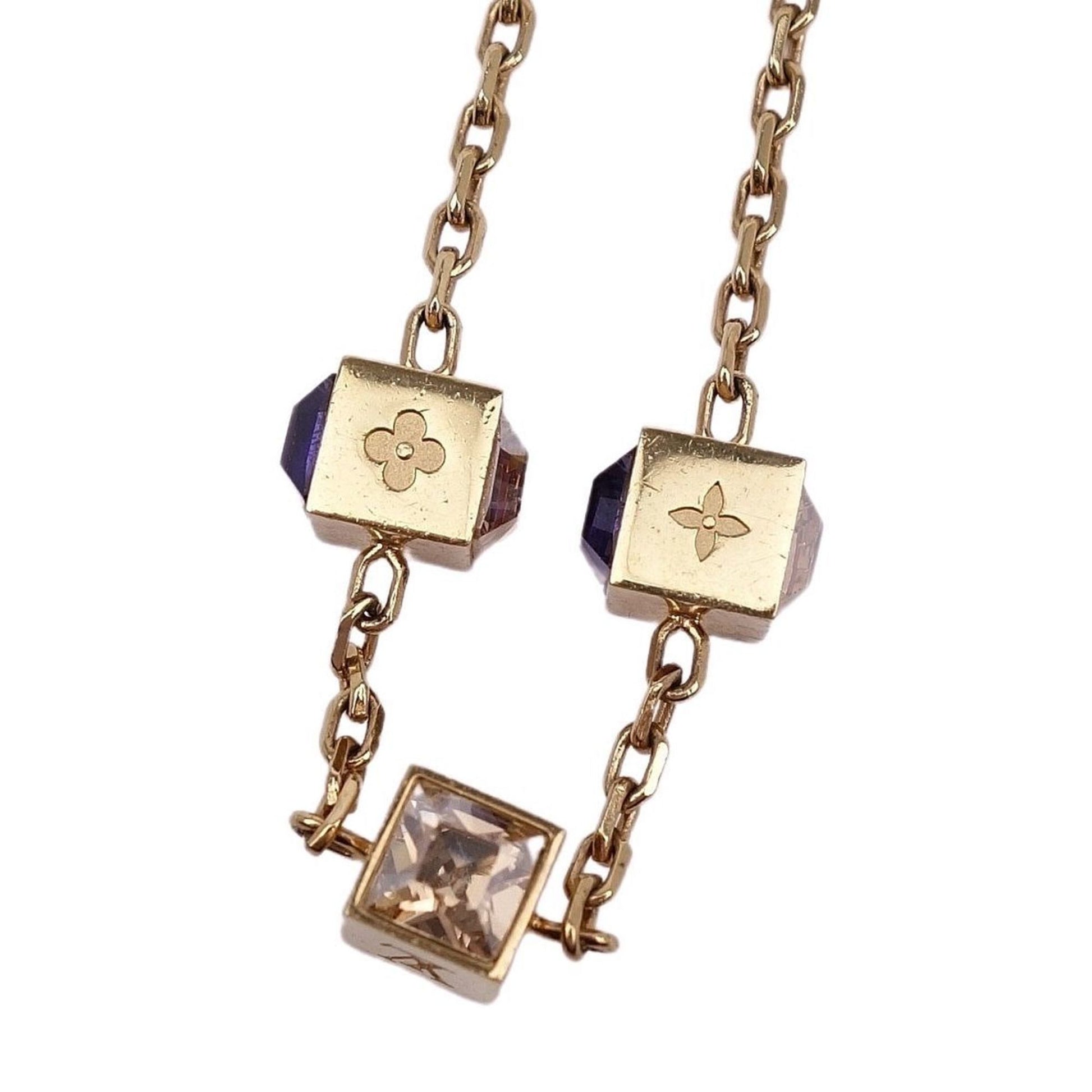 LOUIS VUITTON Collier gamble necklace cubes M65096｜Product Code