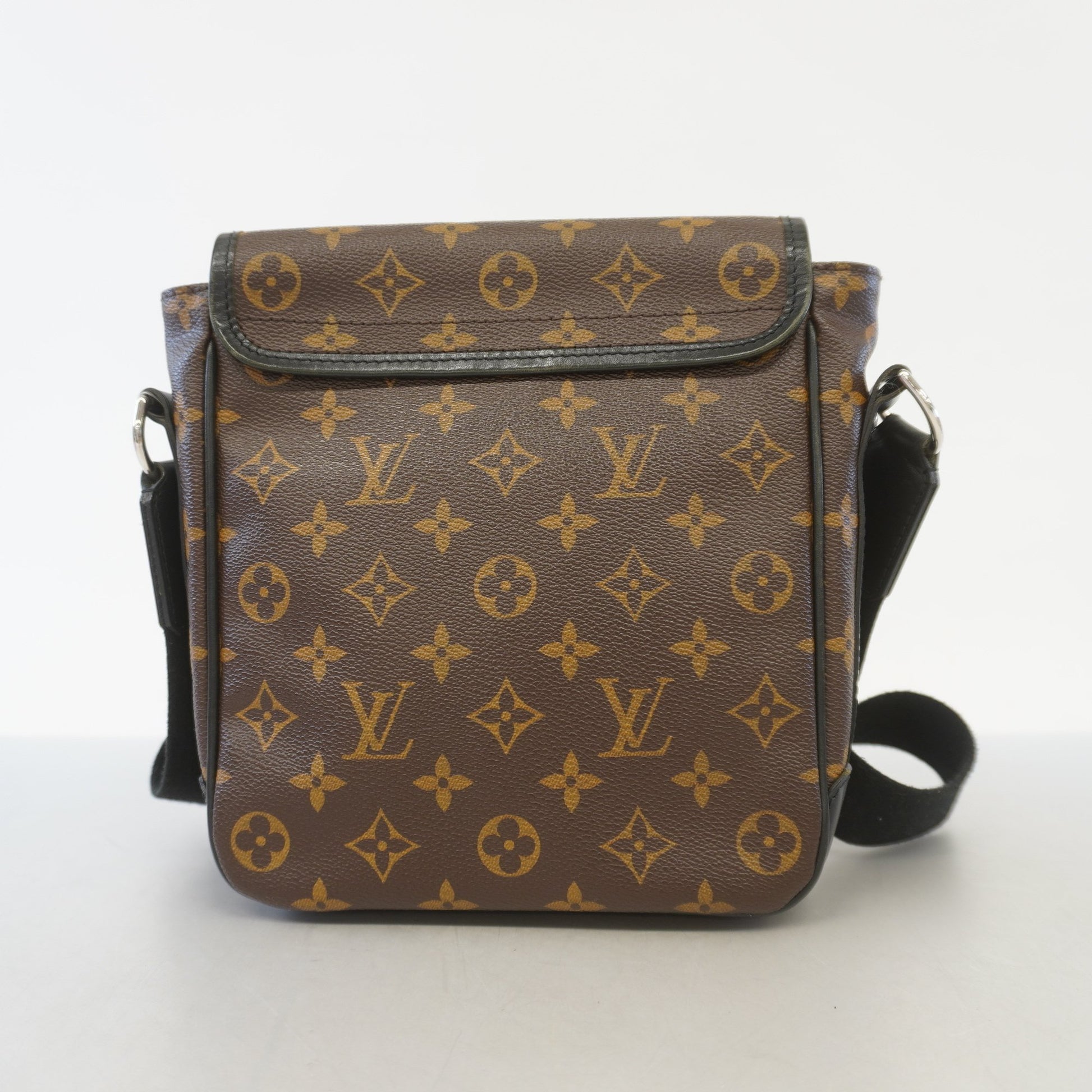 Louis Vuitton, Bags, Auth Louis Vuitton Monogram Macassar Bus Pm M5677  Mens Shoulder Bag