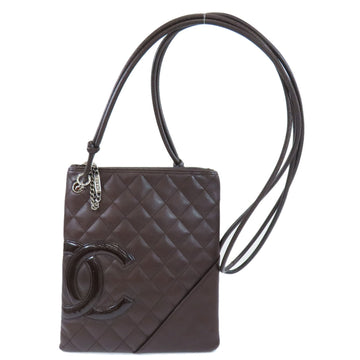 Chanel Cambon Line Coco Mark Shoulder Bag Lambskin Women's CHANEL