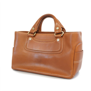 CELINEAuth  Boogie Bag Women's Leather Handbag Brown