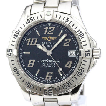 BREITLINGPolished  Colt Automatic Steel Automatic Mens Watch A17350 BF559110