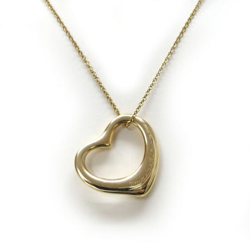 TIFFANY open heart necklace K18YG