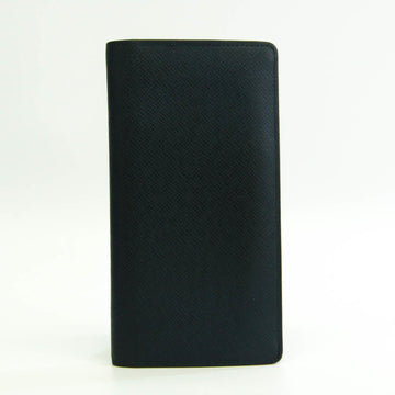 LOUIS VUITTON Taiga Portofeuil-Braza M30502 Men's Taiga Leather Long Wallet [bi-fold] Navy Blue