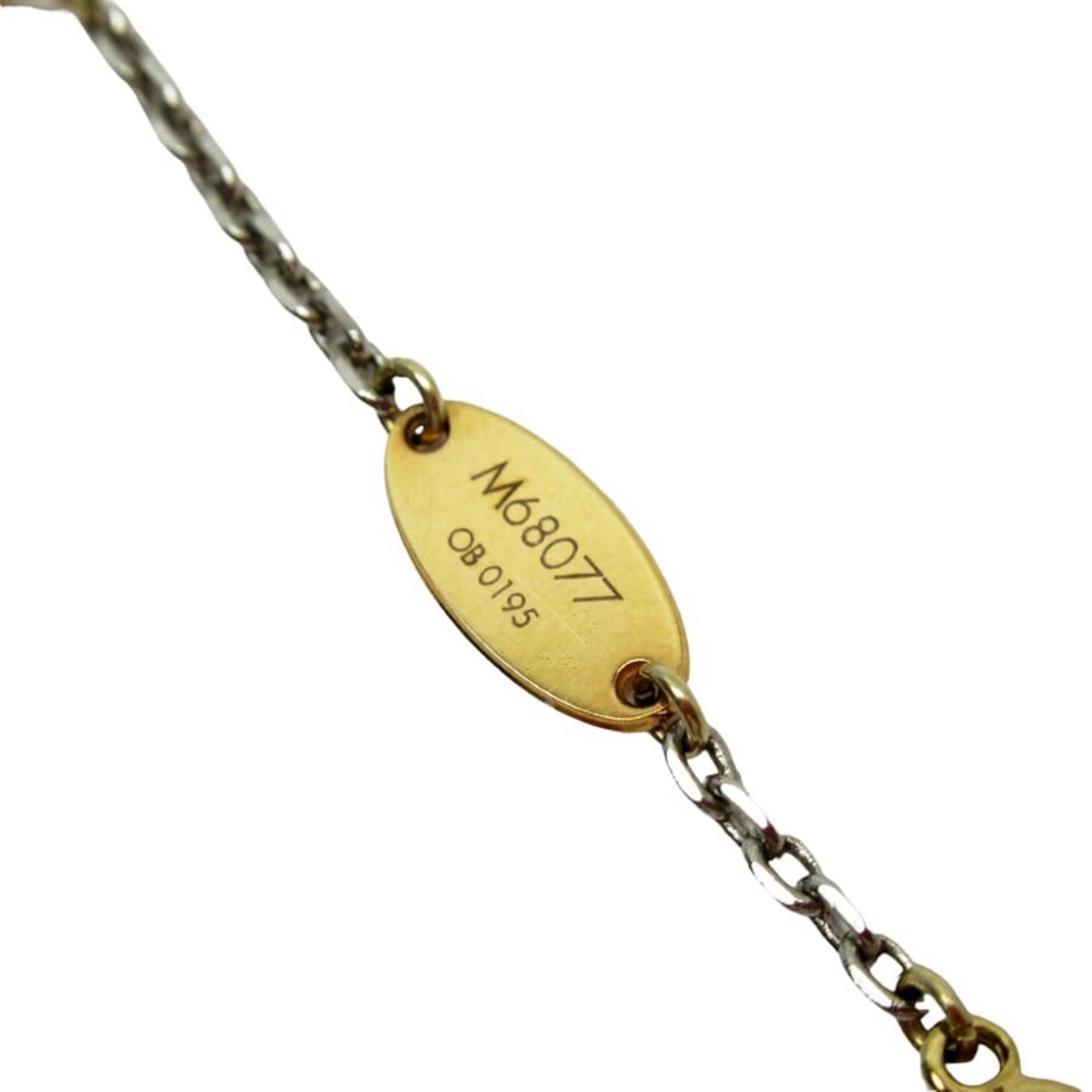 Louis Vuitton Bracelet Braless Logomania Gold x Silver Metal Material