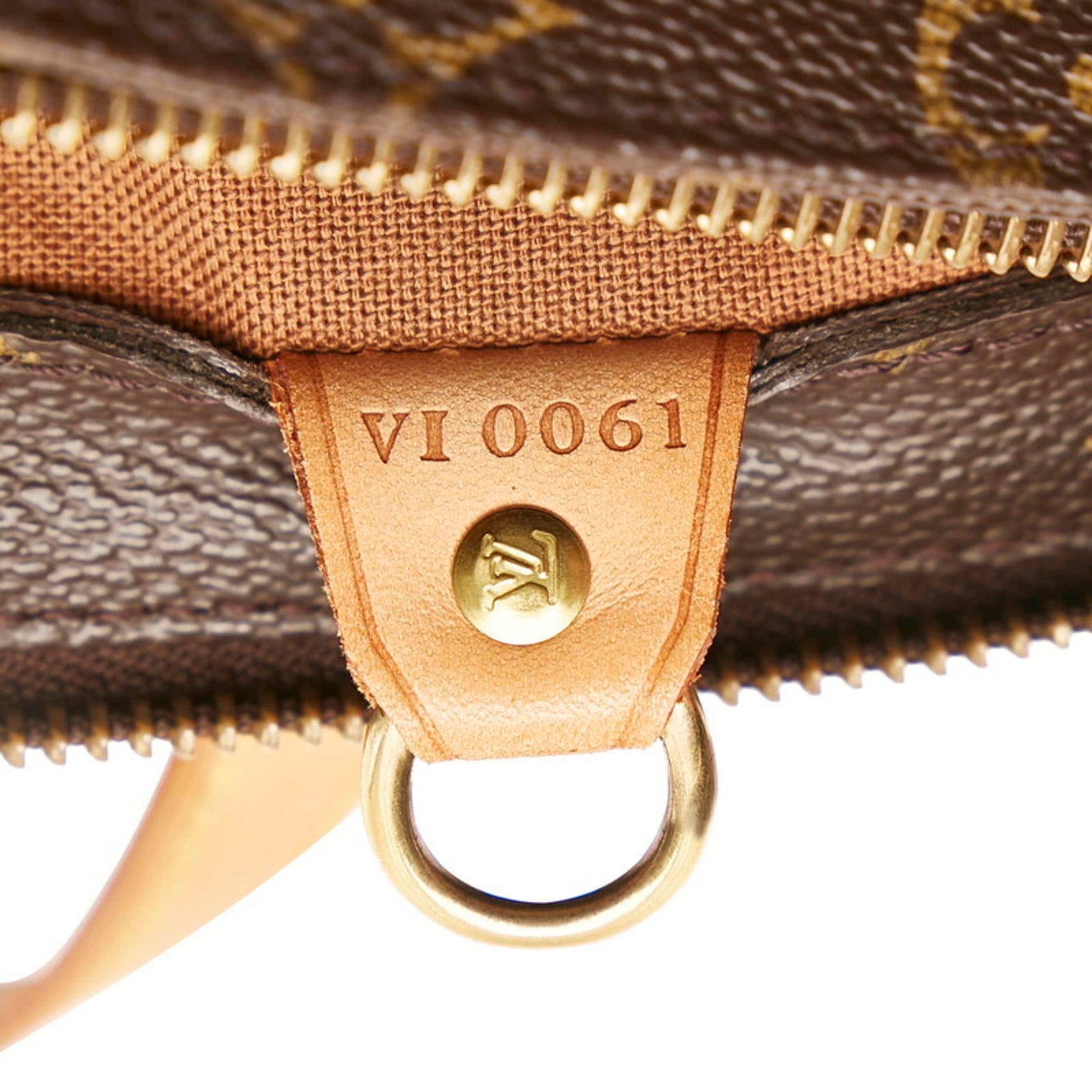 Authenticated Used Louis Vuitton Monogram Hippo Piano Handbag Tote Bag  M51148 Brown PVC Leather Women's LOUIS VUITTON 