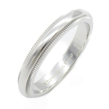 TIFFANY&CO Milgrain Band Ring Ring Silver Pt950Platinum Silver