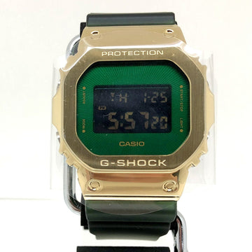 CASIO G-SHOCK Watch GM-5600CL-3JF CLASSY OFF-ROAD Metal Cover Rubber Square Face Digital Quartz Gold Green Skeleton ITO8KV66EAC2