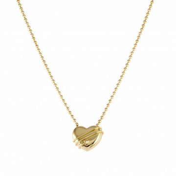 TIFFANY Heart & Arrow Necklace/Pendant K18YG Yellow Gold