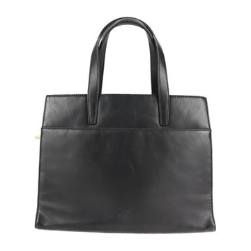 LOEWE handbag leather black gold metal fittings 2WAY shoulder bag tote