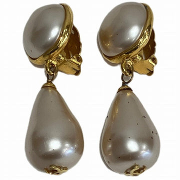 CHANEL fake pearl brand accessories earrings ladies