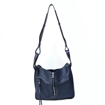Loewe Gate Pocket Women's Shoulder Bag 113.54Iz42 Leather Brown X