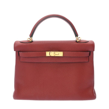 Hermès Limited Edition Vintage Tri-Color Box Calf Kelly Handbag 28, 1993.