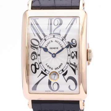 Polished FRAN Long Island Date 18K Pink Gold Automatic Mens Watch BF561969