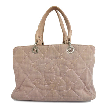 CHANELAuth  Matelasse Handbag Women's Canvas Handbag Pink