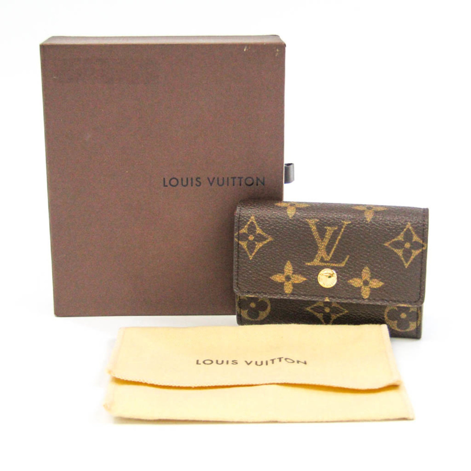 Louis Vuitton Monogram Porte Monnaie Plat N61930 Men,Women