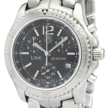 TAG HEUERPolished  Link Chronograph Jason Bourne Steel Watch CT1111 BF558799