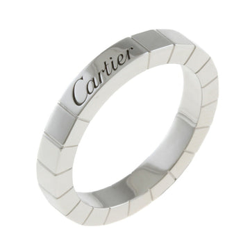 Cartier Laniere #50 Ring No. 10 18K K18 White Gold Women's