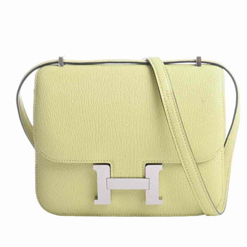 Hermes Chevre Constance 3 MINI shoulder bag green
