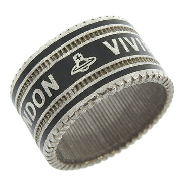 VIVIENNE WESTWOOD SV925 Ring #XL Silver Black No. 18 Men's