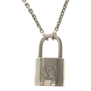 LOUIS VUITTON Necklace Pendentif Lock It Key LV Monogram Logo 750WG