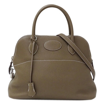 Hermes Bag Ladies Handbag Shoulder 2way Bored 31 Taurillon Clemence Etup Greige A Engraved
