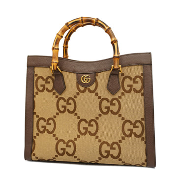 GUCCIAuth  Diana Jumbo GG Women's Handbag Beige,Brown