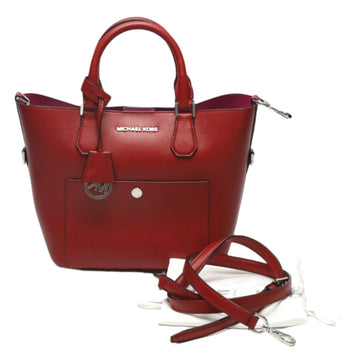 MICHAEL KORS Handbag 2WAY Red Shoulder Bag