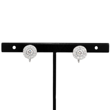 TIFFANY & Co circlet earrings diamond Pt950