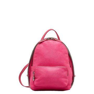 STELLA MCCARTNEY Falabella Rucksack Backpack Pink Polyester Women's