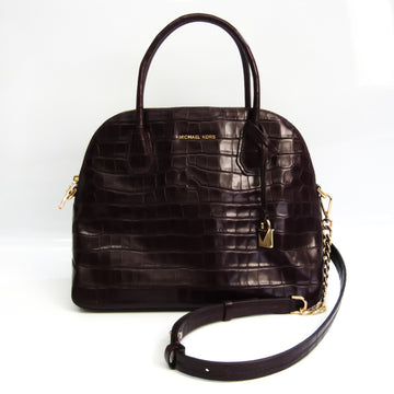 MICHAEL KORS MERCER KENIA 30F7GM9S3E Women's Leather Handbag,Shoulder Bag Purple