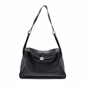 Hermes Lindy 34 Black T Stamped (around 2015) Ladies Taurillon Clemence Handbag