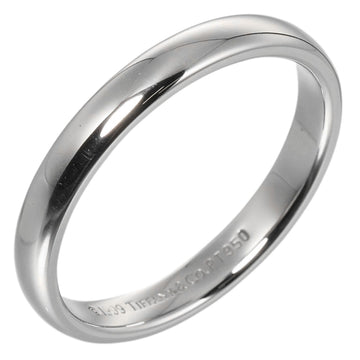 TIFFANY Forever Wedding Ring Size 13.5 Classic Band 3mm Model 4.82g Pt950 Platinum