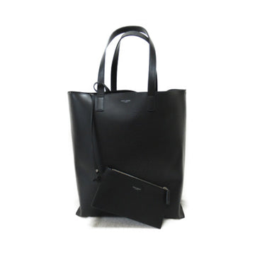 SAINT LAURENT Tote Bag Black leather