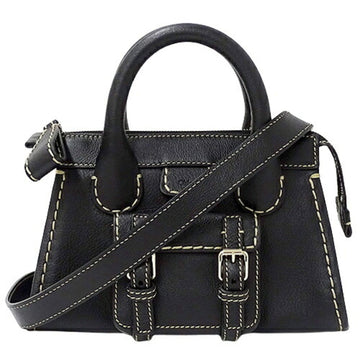 CHLOE  Bag Women's Handbag Shoulder 2way Edith Leather Black