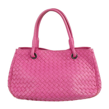 BOTTEGA VENETA Satchel Intrecciato Handbag 148323 Leather Pink