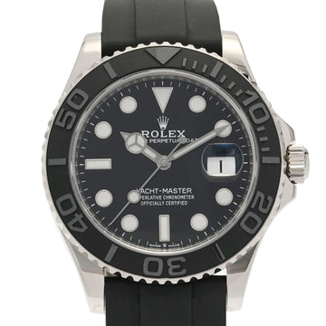 ROLEX Yacht Master 226659 Men's WG/Rubber Watch Automatic Winding Black Dial
