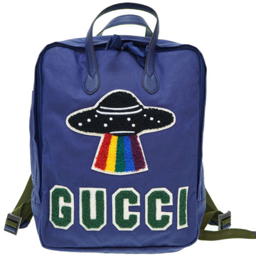 Gucci x Ron Herman Collaboration Sendagaya Limited Backpack 2017 Collection 477875 Blue