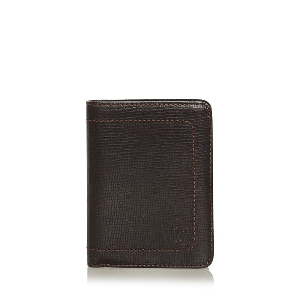Louis Vuitton Brown Leather Utah Men Bifold Wallet ref.868290