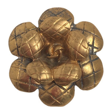 CHANEL Brooch Vintage Camellia  Gold