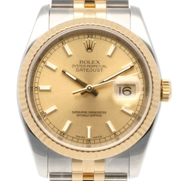 ROLEX Datejust Oyster Perpetual Watch Stainless Steel 116233 Automatic Men's