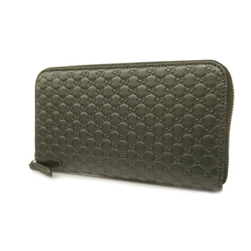 GUCCIAuth  Microssima Bi-fold Wallet 544473 Men,Women,Unisex Leather Long