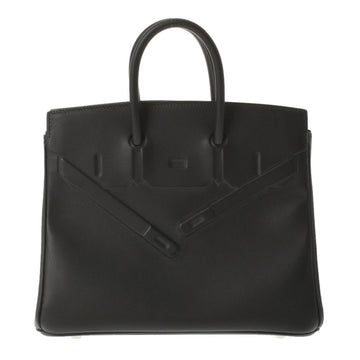 Hermes Shadow Birkin 25 Black Z Engraved (around 2021) Ladies Swift Handbag