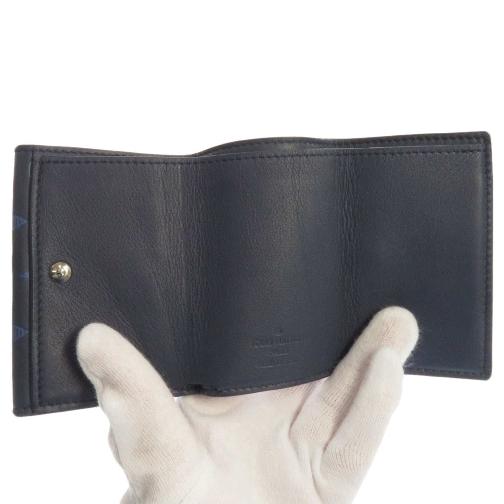 Louis Vuitton M80424 Discovery Monogram Shadow Bi-Fold Wallet Ladies L